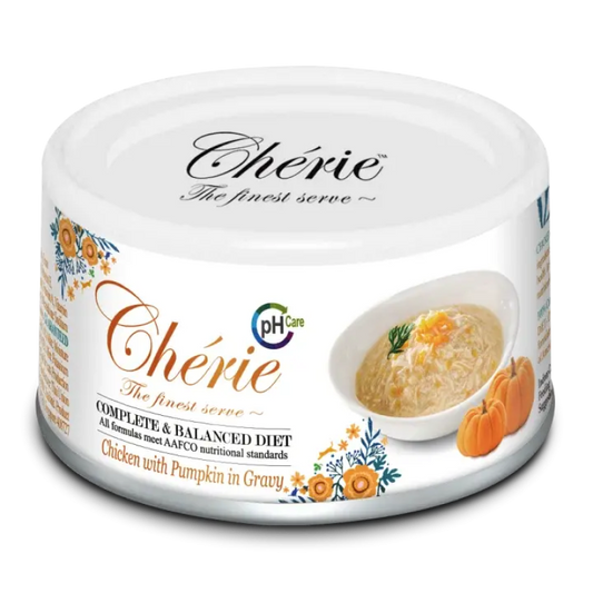 Cherie консервированный корм для кошек для поддержания здоровья мочевыделительной системы, с тунцом и тыквой в соусе
