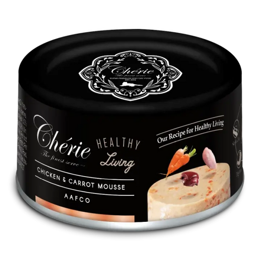 Cherie консервированный корм для кошек, с курицей и морковью