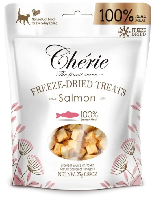 Cherie пищевые добавки-лакомства для кошек, лиофизированный лосось