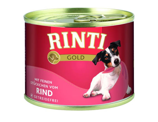 Finnern Rinti gold консервированный корм для взрослых собак, с говядиной