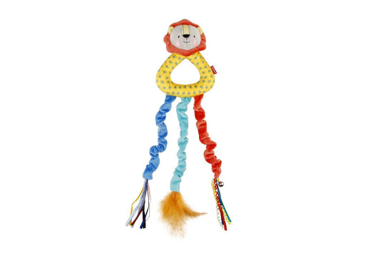 Erinevate tegevustega rippuv kassi mänguasi