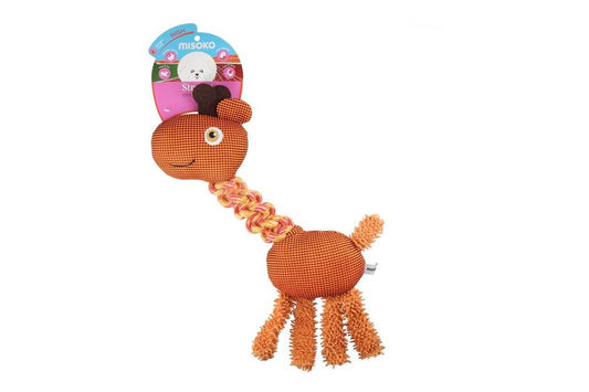 Veniv plüüsist koeramänguasi – Kaelkirjak