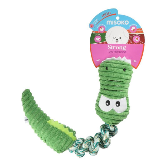 Veniv plüüsist koeramänguasi – Krokodill