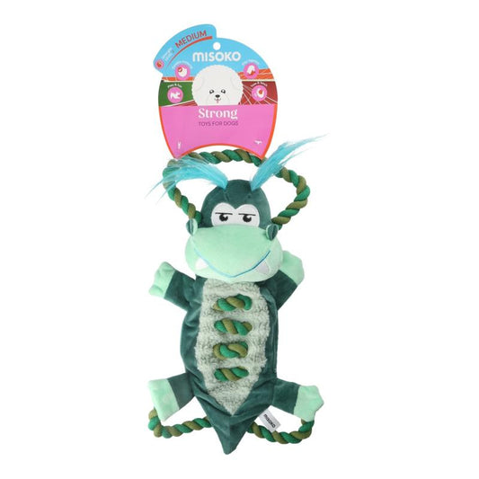 Plüüsist koeramänguasi köiega