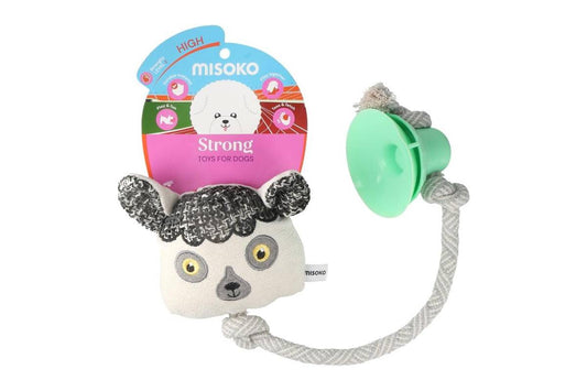 Plüüsist koeramänguasi köiega – Leemur