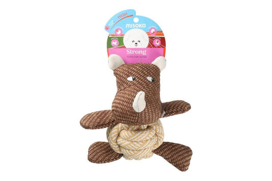 Misoko Strong игрушка для собак, с веревкой