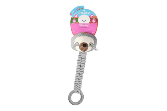 Plüüsist koeramänguasi köiega – Laiskloom