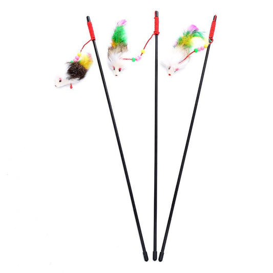 Hippie Pet кошачья игрушка, удочка