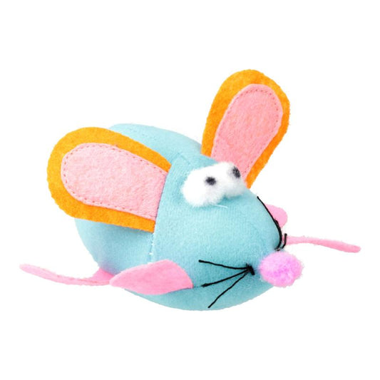 Hippie Pet игрушка для кошек, мышка с мячиками