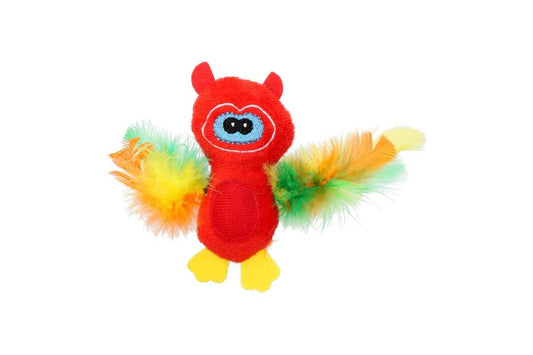 Hippie Pet игрушка для кошек, сова, 10 cм