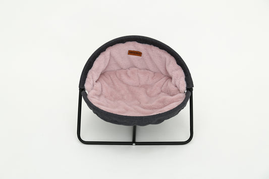 Misoko Лежак для домашних животных, круглый, стальной каркас