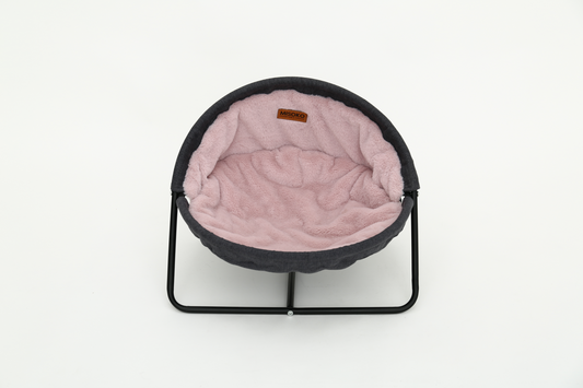 Misoko Лежак для домашних животных, круглый, стальной каркас