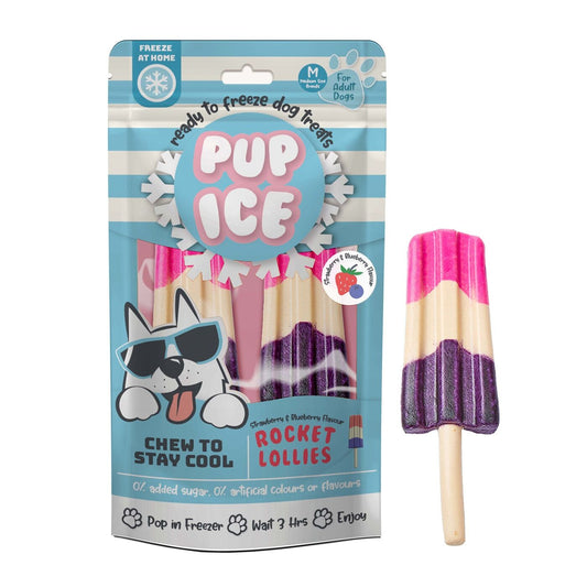 Imaginelles Pup Ice пищевые добавки-лакомства, в форме мороженого "Rocket Lollies"