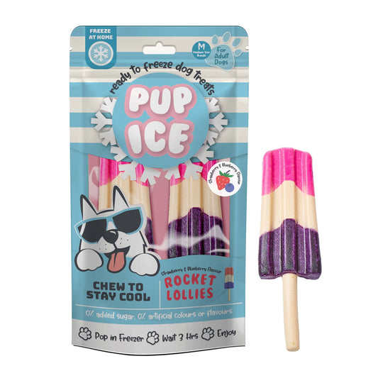 Imaginelles Pup Ice пищевые добавки-лакомства, в форме мороженого "Rocket Lollies"