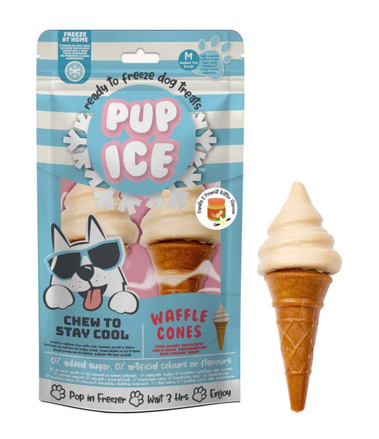 Imaginelles Koerte toidulisand – maius Pup Ice, jäätisekujuline "Waffle Cones", 110 g, 2 tk.