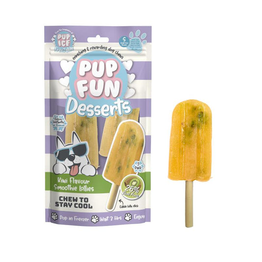 Imaginelles Pup Ice Smoothie Lollies кормовая добавка для собак – лакомства в форме мороженого, со вкусом киви