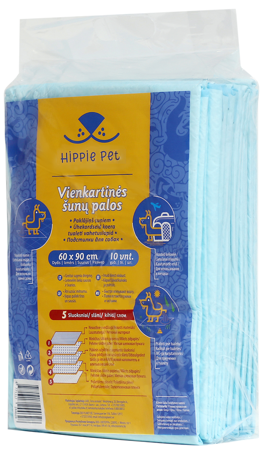 Hippie Pet Ühekordsed allapanulapid koertele