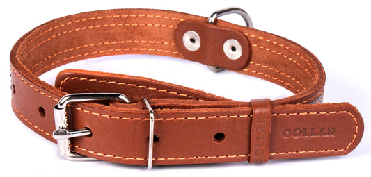 Collar nahast valguse peegeldav kaelarihm