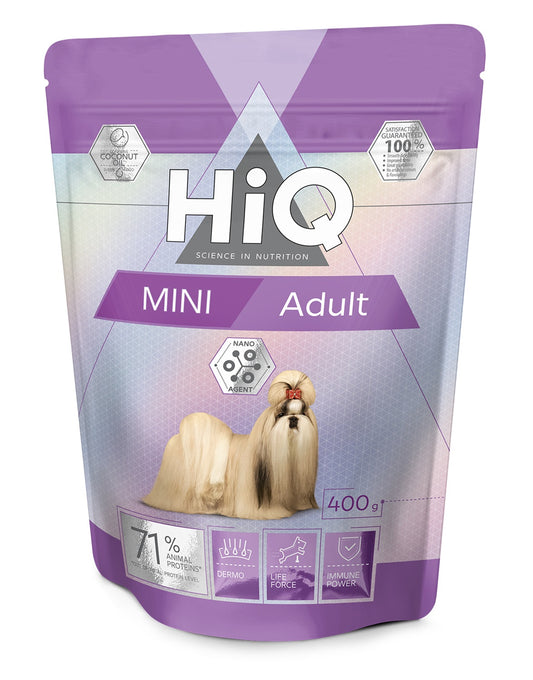Hiq сухой корм для взрослых собак малых пород, с мясом домашней птицы 