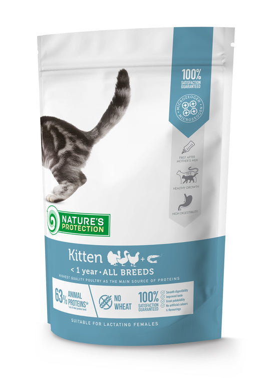 Eripakkumine Natures Protection Kitten 400g+400g kassitoit