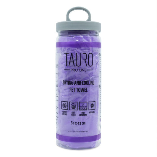 Tauro Pro Line Kuivatav ja jahutav lemmikloomarätik, 64x43 cm