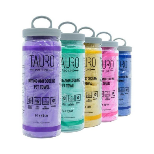 Tauro Pro Line Высоковпитывающее и охлаждающее полотенце для домашних животных, 64x43 cm