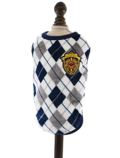 Paw Couture lemmiklooma vest rombidega