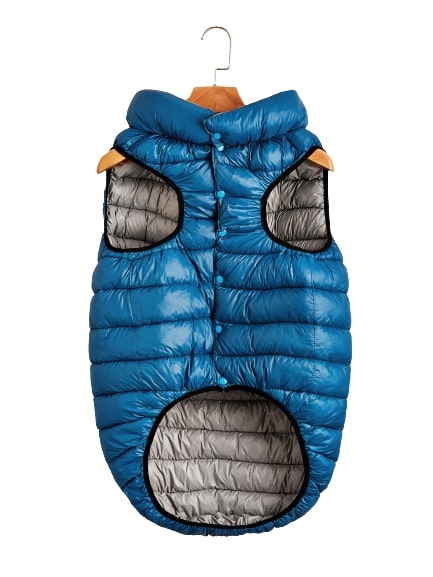 Paw Couture lemmiklooma vest, kahepoolne, hall ja sinine
