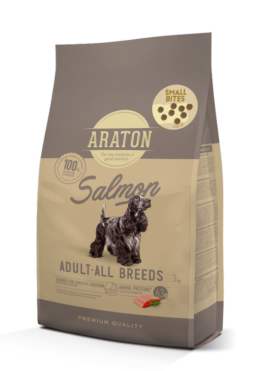 Täissööt kõigi tõugude täiskasvanud koertele lõhega