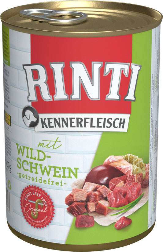 Finnern Rinti Kennerfleisch konservsööt täiskasvanud koertele hirvelihaga,