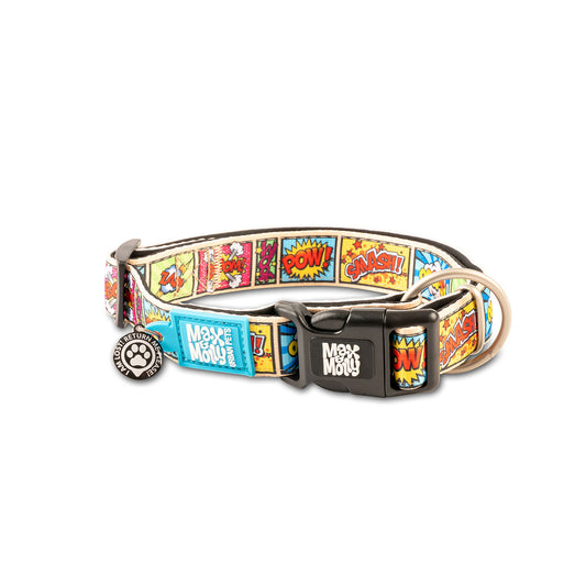 Max & Molly  Smart ID koera kaelarihm, koomiksimustriga