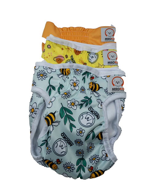 Misoko korduskasutatavate mähkmete komplekt Sweet Dream emastele koertele