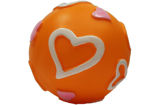 Misoko игрушка для собак, мяч с фрагментом сердечек