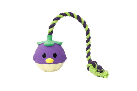 Misoko игрушка для питомцев, фрукт с веревкой, латекс, 40 cм