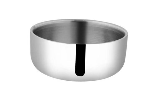 Agx Steel Kausi lemmikloomale, metall, hõbedane