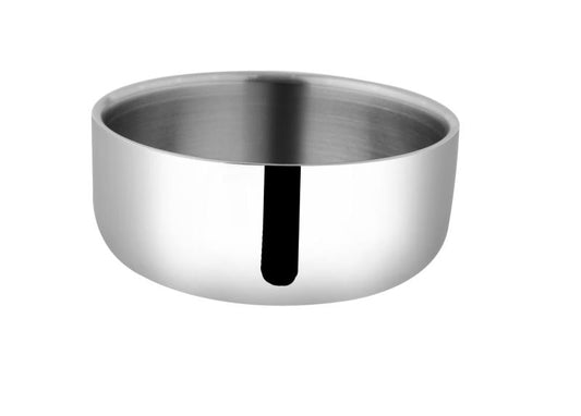 Agx Steel Kausi lemmikloomale, metall, hõbedane