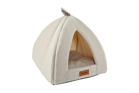 P.Lounge домик-лежанка для домашних животных, водонепроницаемая, светло-серый