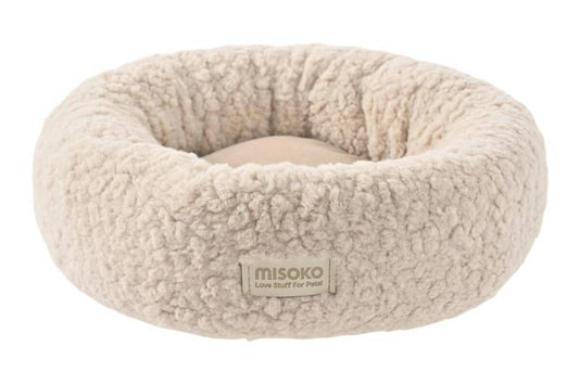MISOKO pehme lemmikloomavoodi, ovaalne, helepruun, suurus S