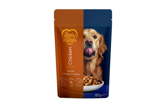 Lovely Hunter влажный корм для взрослых собак всех пород, с курицей