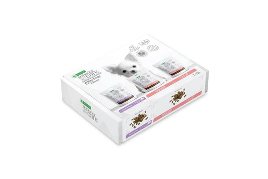 Nature's Protection Superior Care набор разнофункциональных беззерновых пищевых добавок-лакомств для молодых белошерстных собак, с протеинами насекомых и лососем