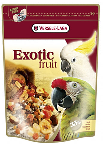 Versele Laga Exotic fruit - toit suurtele papagoidele eksootiliste puuviljadega