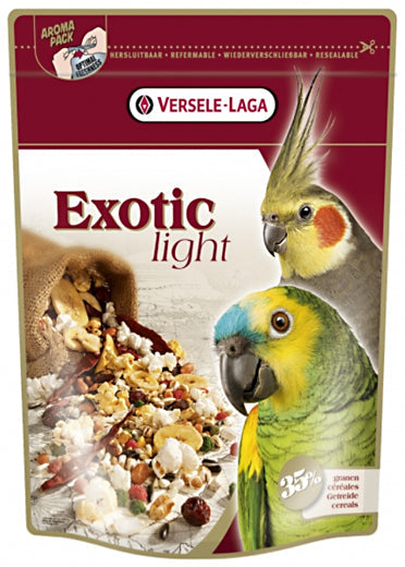 Versele Laga Prestige Premium Exotic Light toit puuviljade ja teraviljaga papagoidele