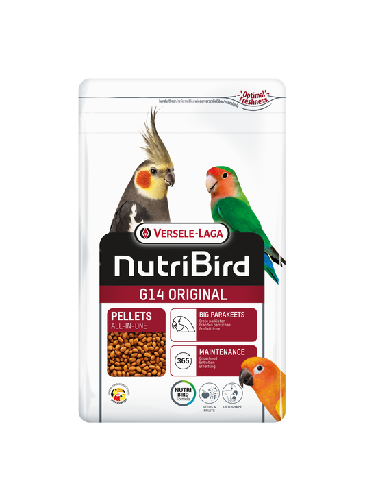 Versele Laga NutriBird G14 Original - корм для попугаев средних пород, обогащенный витаминами и минералами
