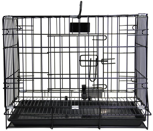 Metallist transpordipuur 107x59x79 cm must
