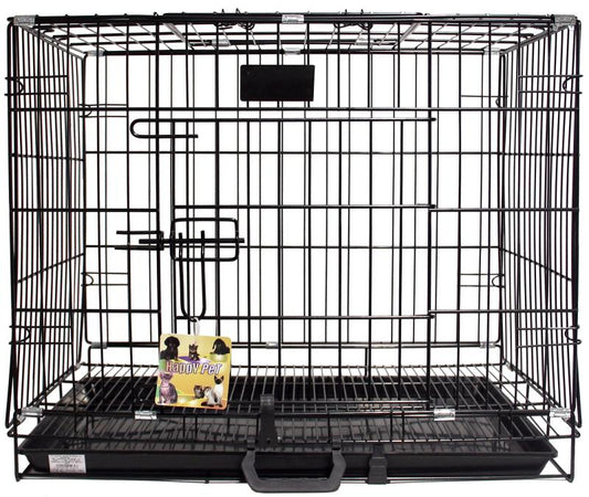 Metallist transpordipuur 61x43x50 cm must