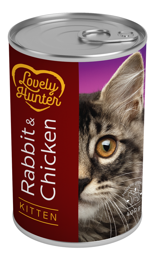 Lovely Hunter Полноценный корм для котят c кроличьим мясом и курицей