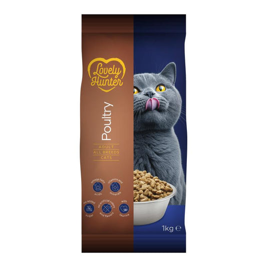 Kuiv täissööt linnulihaga täiskasvanud kõikide tõugude kassidele, 1 kg