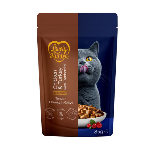 Märgtoit kastreeritud täiskasvanud kassidele kanaliha ja kalkuniga