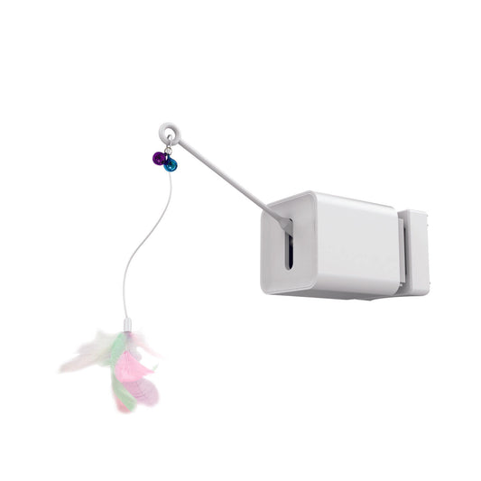 M-PETS BOOGIE kassimänguasi, vibreeriv, valge, 11x7x7 cm