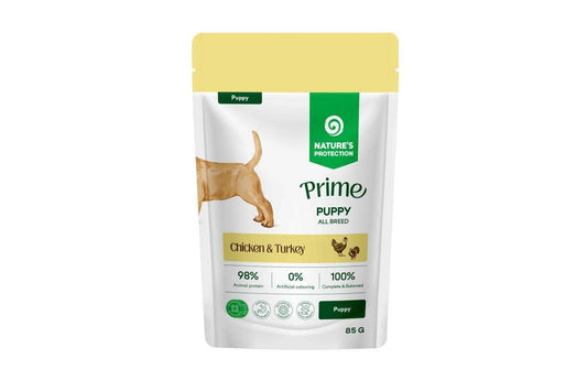Nature's Protection Prime влажный корм для щенков всех пород, с курицей и индейкой
